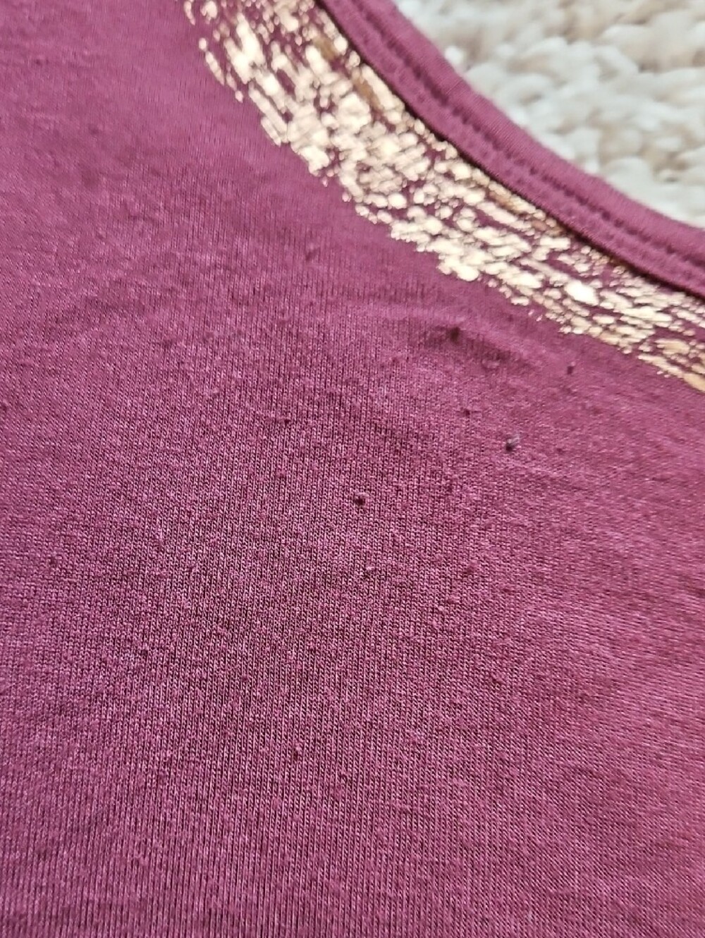 Apt. 9 Olive Green & Burgundy Tank Tops with Gold Trim - 2-Pack - Picture 9 of 10